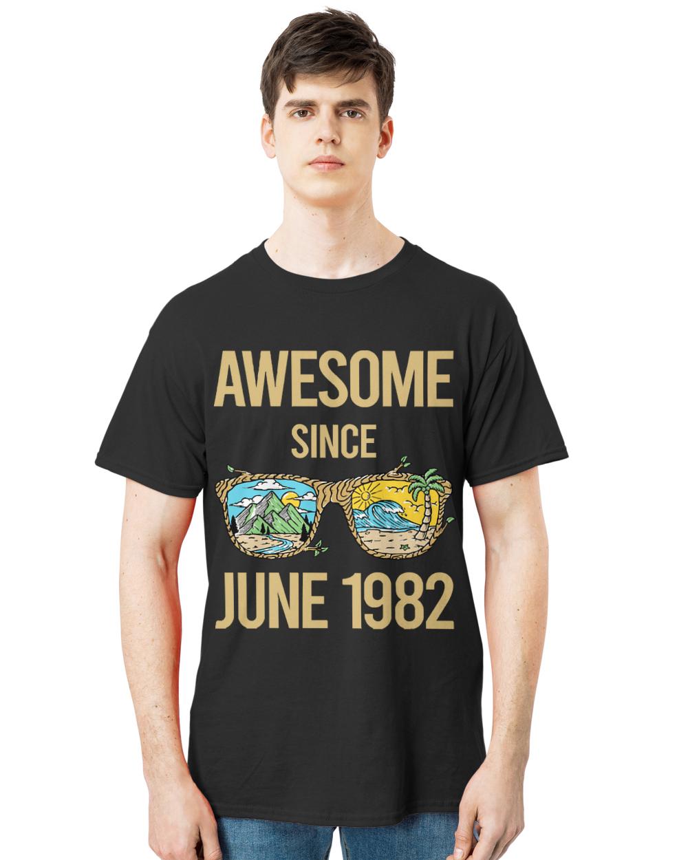 June 1982 T- Shirt Landscape Art - June 1982 T- Shirt
