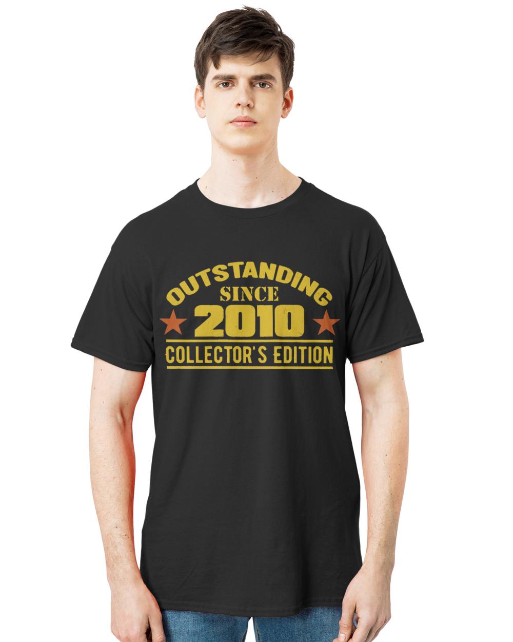 2010 Birthday Gifts T-ShirtOutstanding Since 2010 T-Shirt