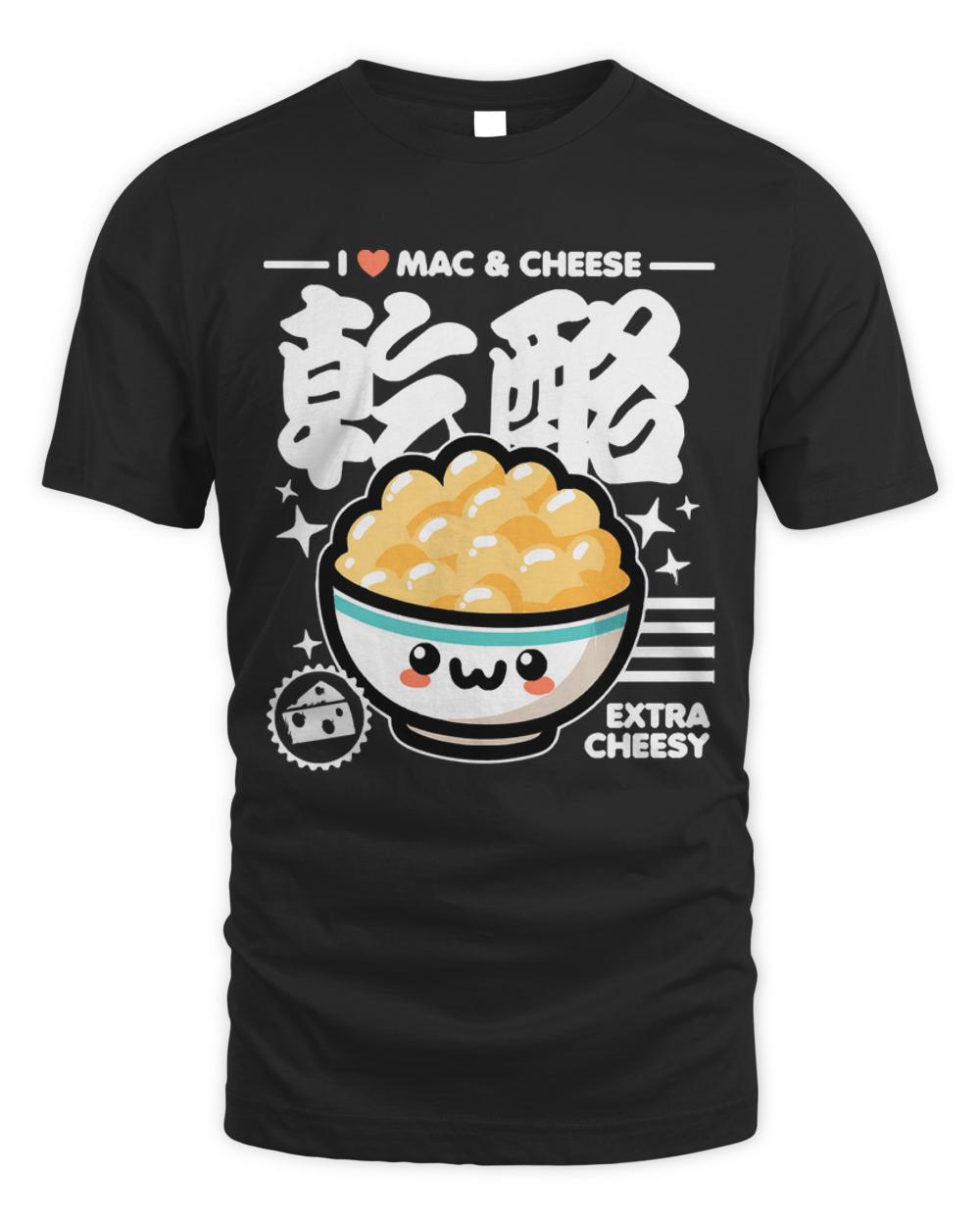 Mac And Cheese Lover T-ShirtI Love Mac & Cheese Kawaii T-Shirt_by DetourShirts_
