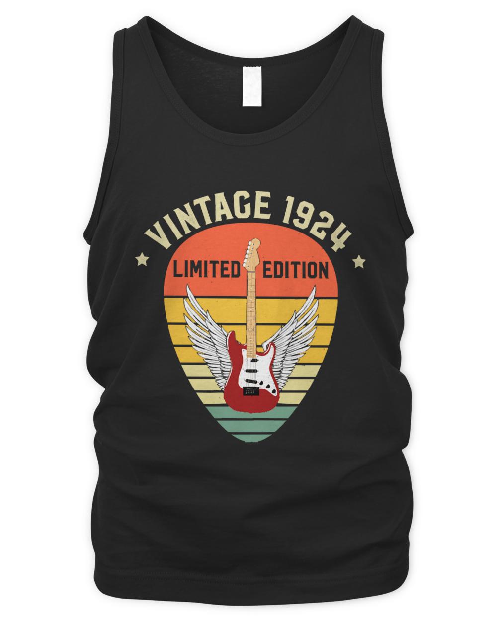 Vintage 1924 T- Shirt Vintage 1924 Limited Edition Guitar T- Shirt