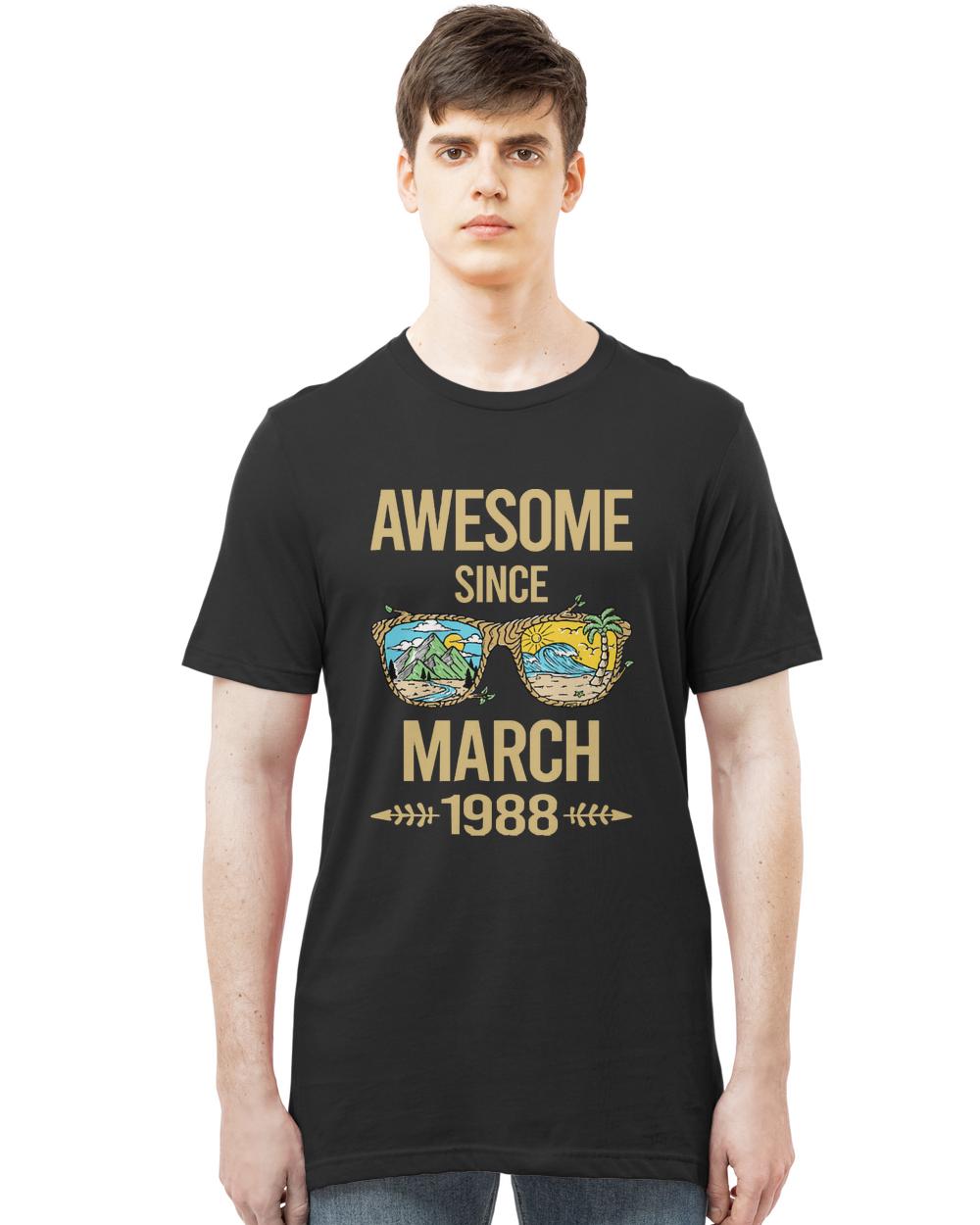 March 1988 T- Shirt Landscape Art - March 1988 T- Shirt