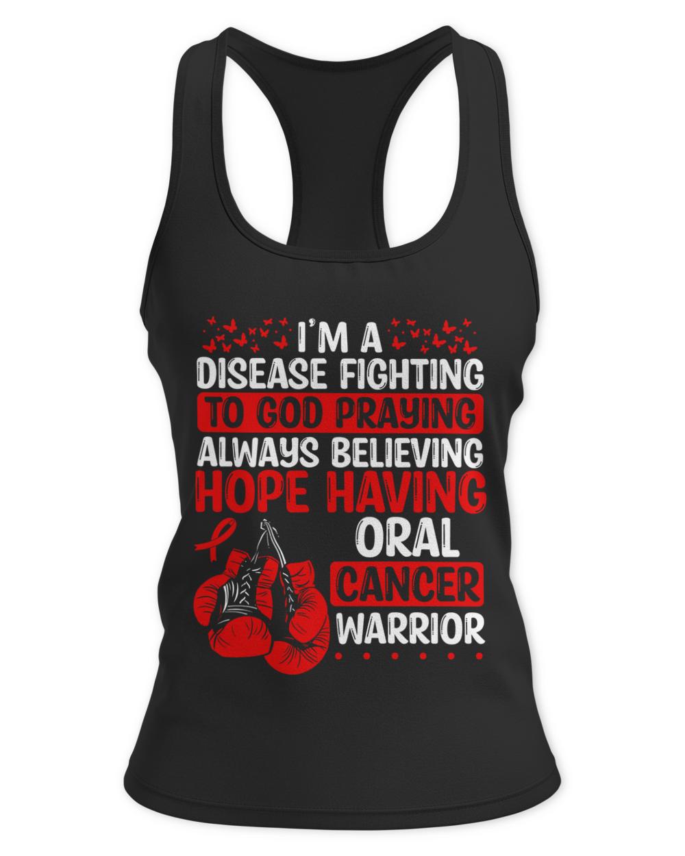 Oral Cancer Warrior God Oral Cancer Awareness T-Shirt
