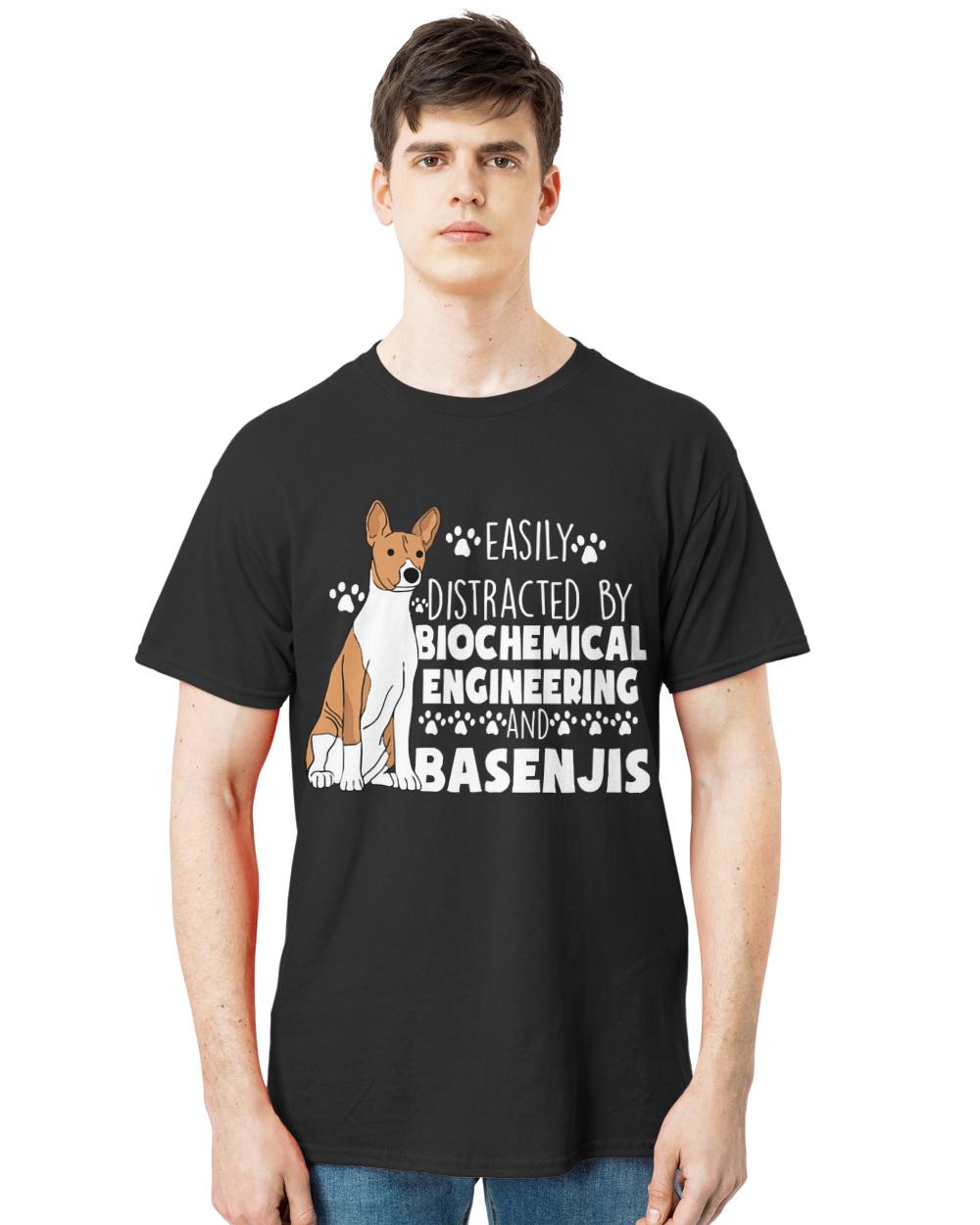 Biochemical Engineering Graduate T- Shirt Biochemical engineering and Basenjis T- Shirt