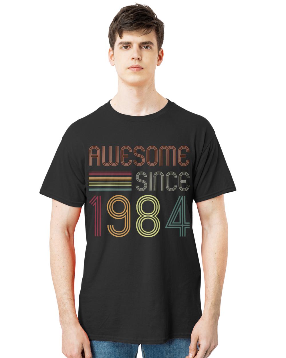 Awesome Since 1984 T-ShirtAwesome Since 1984 39th Birthday Retro T-Shirt