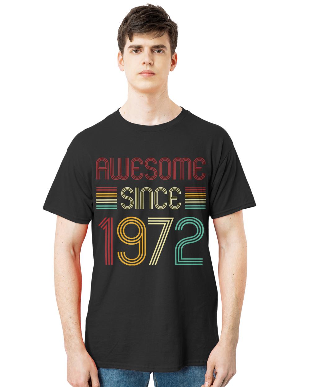 Vintage Awesome Since 1972 T-ShirtVintage Awesome Since 1972 T-Shirt