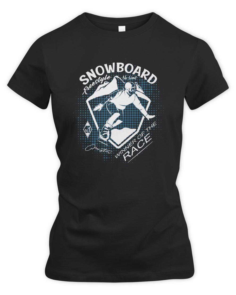 Snowboard T-ShirtSnowboard Freestyle Snowboarding Boarder T-Shirt