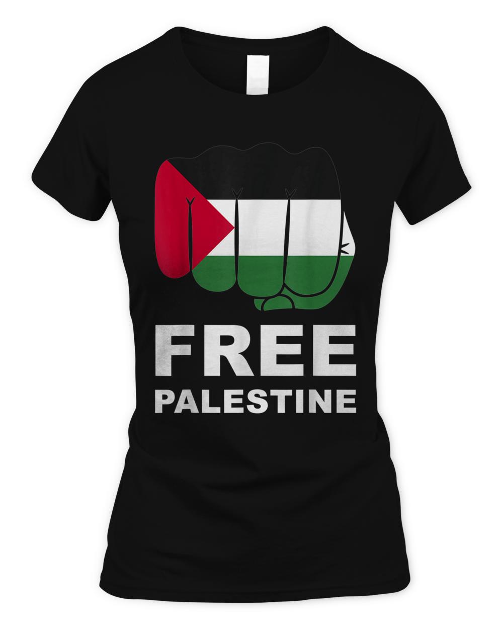 Premium free palestine palestine flag gift  t-shirt