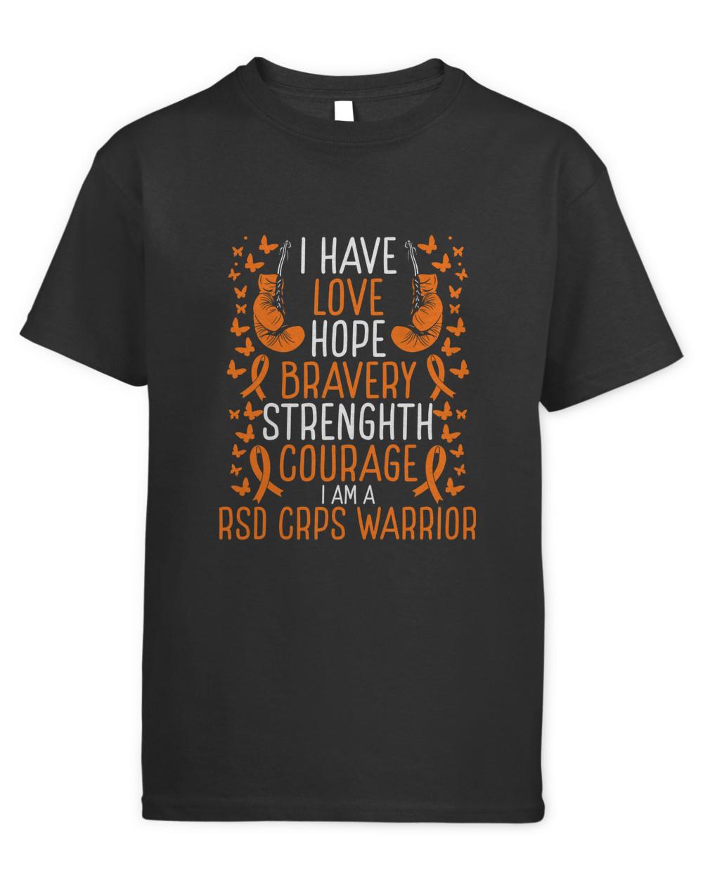 Nice rsd crps awareness peace hope  rsd crps warrior t-shirt