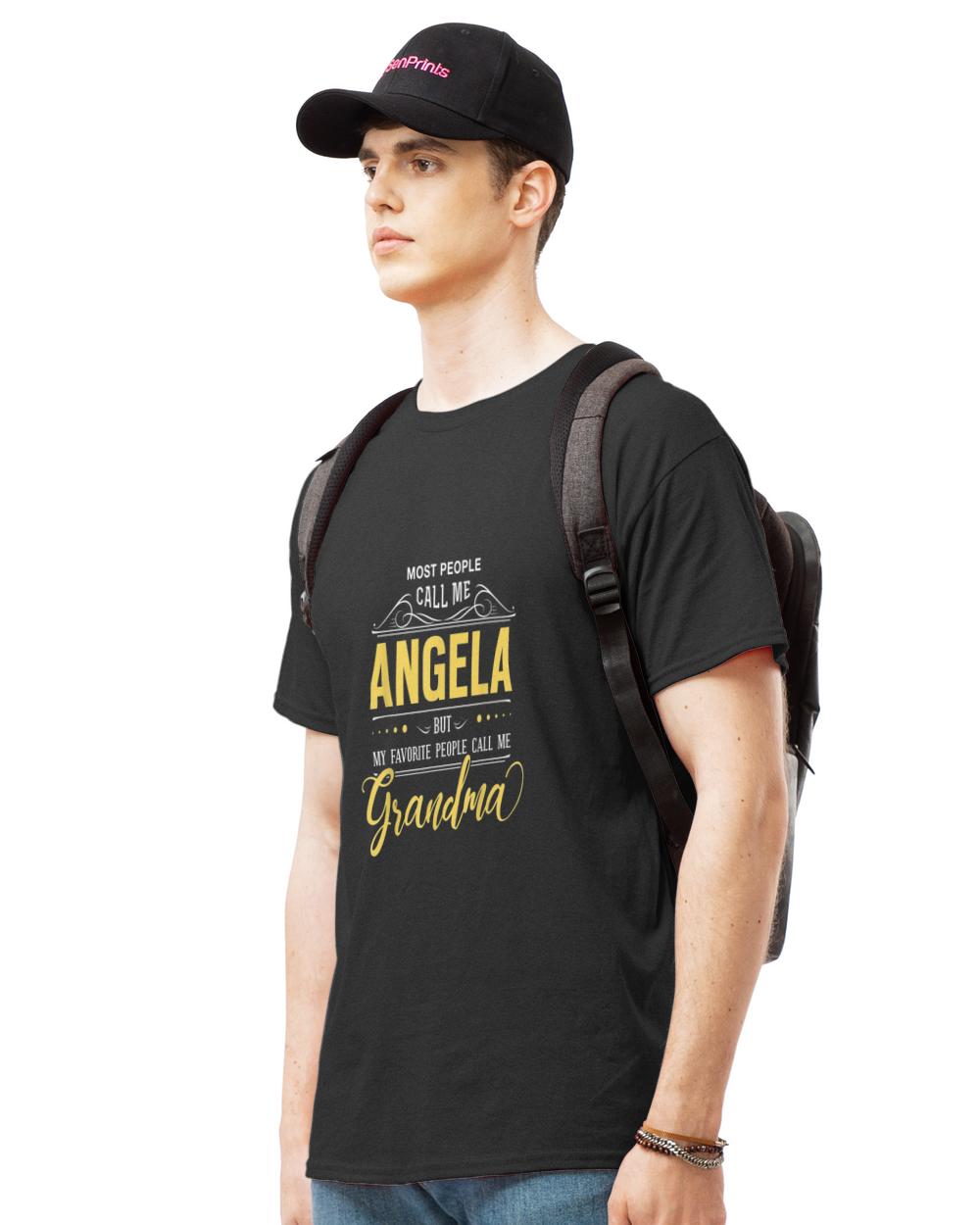 New angela name my favorite people call me grandma  t-shirt