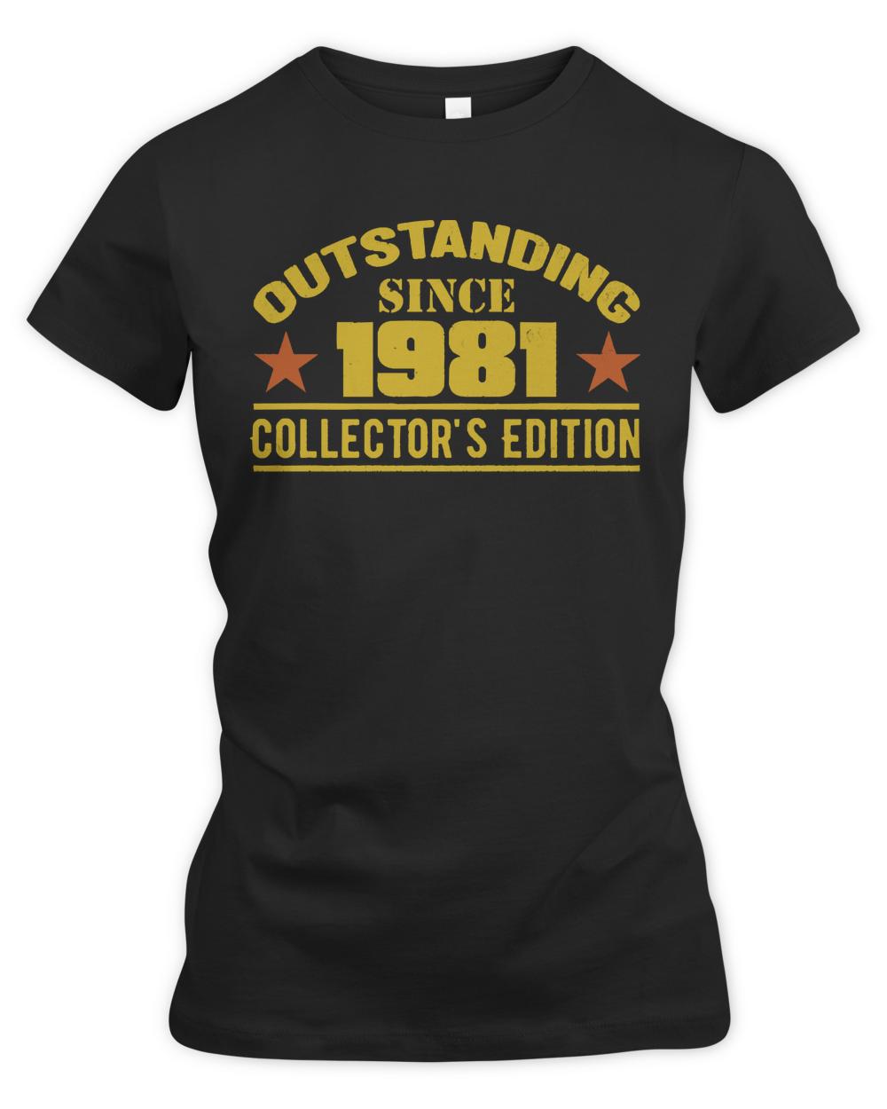1981 Birthday T-ShirtOutstanding Since 1981 T-Shirt
