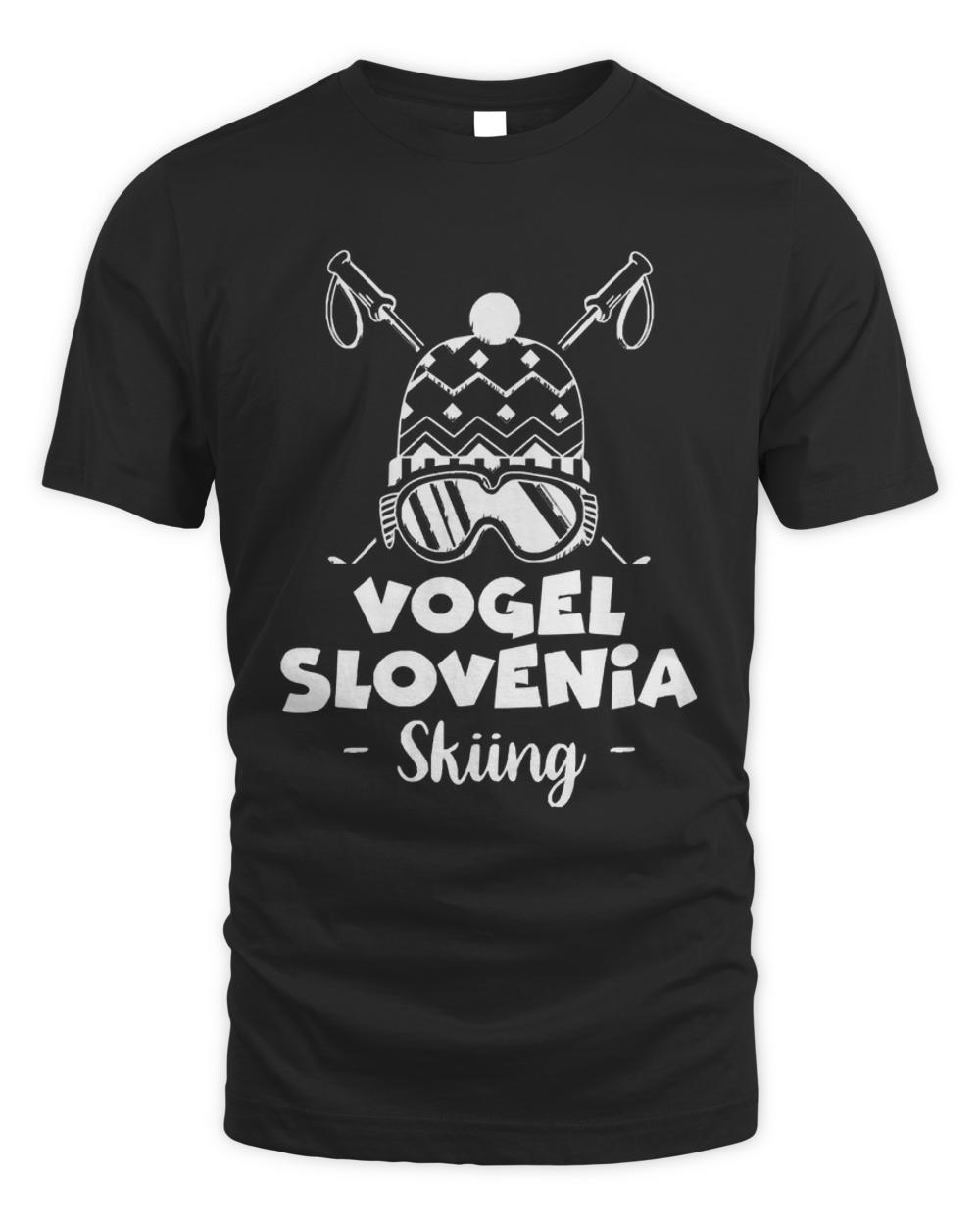 Slovenia T- Shirt Vogel Slovenia Ski design T- Shirt