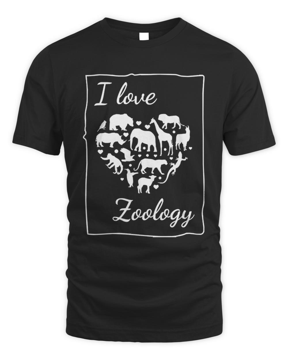 Zoology T- Shirt I Love Zoology T- Shirt (1)