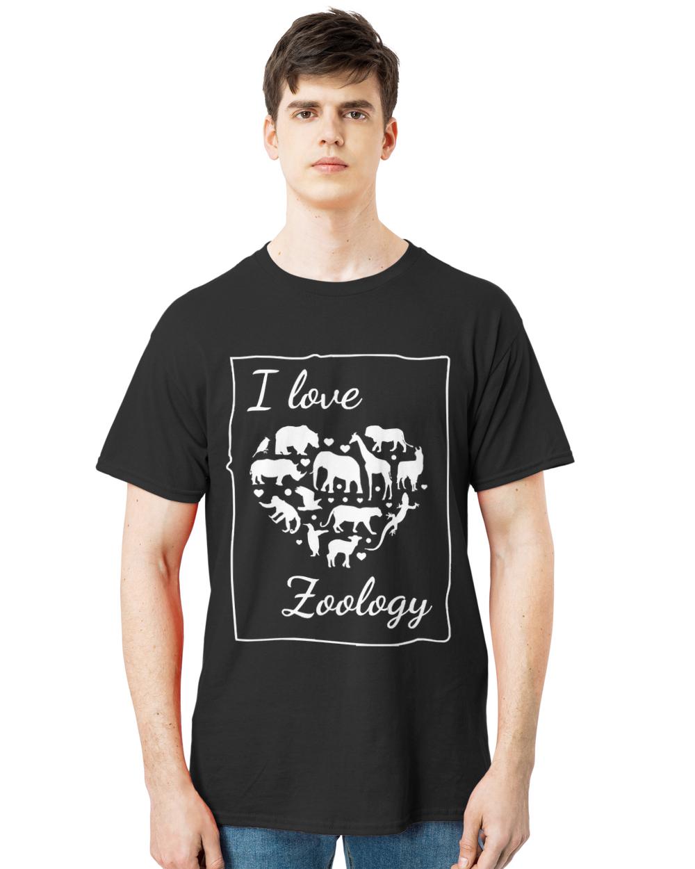 Zoology T- Shirt I Love Zoology T- Shirt (1)