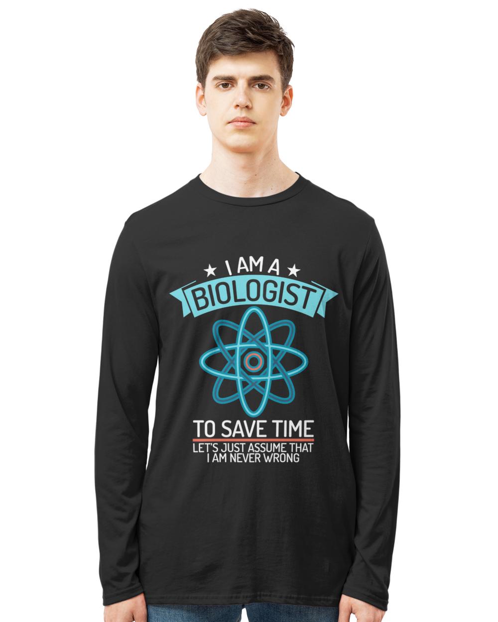New im a biologist funny science saying science lover t-shirt