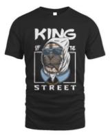 Pug Dog King Of Street T- Shirtpug dog king of street T- Shirt