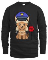 Yorkshire Terrier T- Shirt Police Dog Yorkshire Terrier T- Shirt