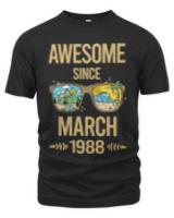 March 1988 T- Shirt Landscape Art - March 1988 T- Shirt