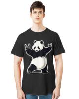 Panda T-ShirtRetro Panda Rock Music Gift Funny Panda T-Shirt_by KsuAnn_ (4)