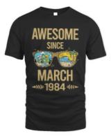 March 1984 T- Shirt Landscape Art - March 1984 T- Shirt