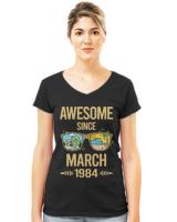 March 1984 T- Shirt Landscape Art - March 1984 T- Shirt