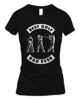 Golf Father T- Shirt Best Golf Dad Ever T- Shirt (1)