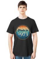 1973 T- Shirt Retro Vintage Made In 1973 T- Shirt
