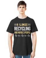 Recycling T- Shirt3 People Recycling Recycle T- Shirt