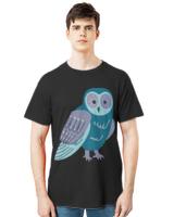 Owl Design T- Shirt Stylized Owl - graphic owl design by Cecca Designs T- Shirt