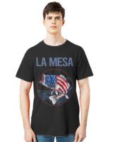 La Mesa T- Shirt U S A Flag Fish La Mesa T- Shirt