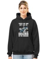 Plumber Funny T- Shirt There's Nothing Quite Like The Smell Of Drains In The Morning T- Shirt