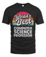 Gift For Professor T- Shirt World's Best Computer Science Professor T- Shirt