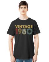 Vintage 1980 T-ShirtVintage 1980 43rd Birthday 43 Years Old T-Shirt