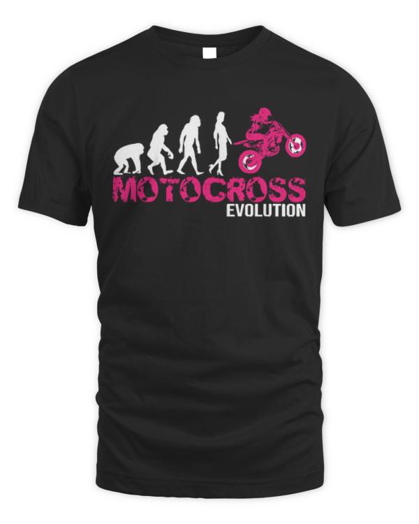 Motocross Evolution T-ShirtPerfect Evolution of a Motocross Woman gift T-Shirt