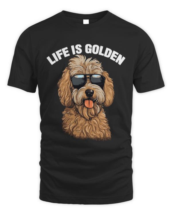 Goldendoodle T-ShirtGoldendoodle - Life Is Golden T-Shirt (1)
