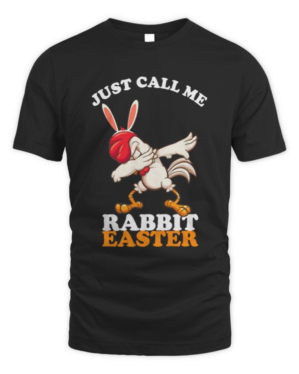 Easter Bunny Dabbing Easter Chicken T- Shirt E A S T E R B U N N Y D A B B I N G - E A S T E R C H I C K E N T- Shirt