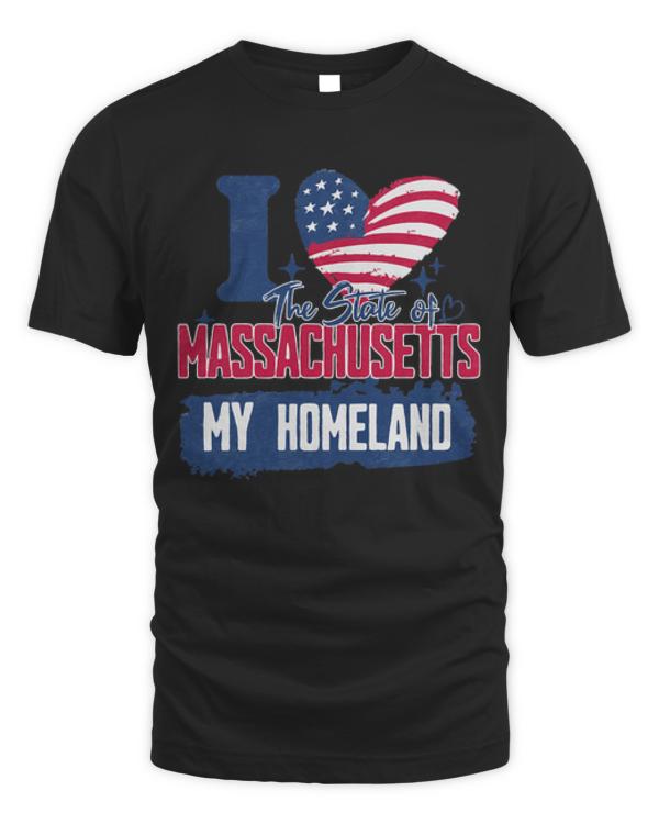 Massachusetts T-ShirtMassachusetts my homeland T-Shirt