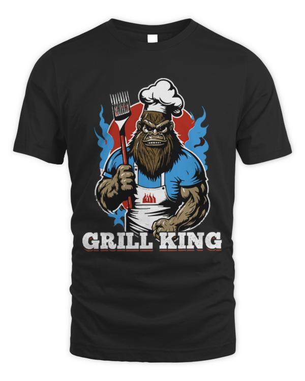 Grill T-ShirtGrill - Bigfoot Grill King T-Shirt (1)