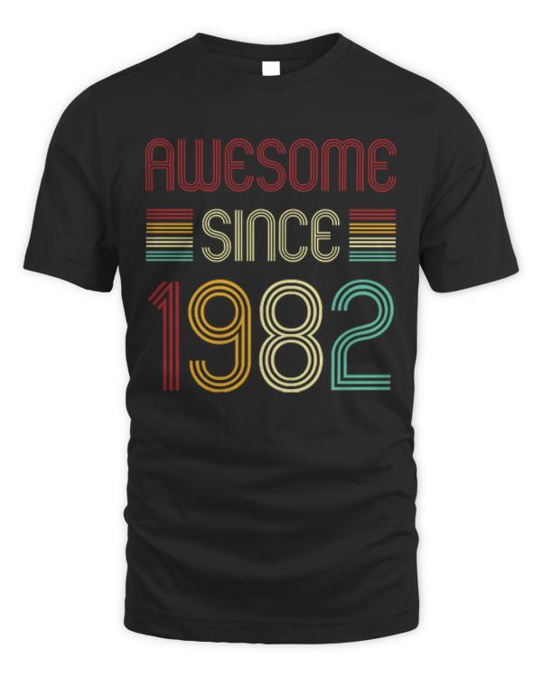 Vintage Awesome Since 1982 T-ShirtVintage Awesome Since 1982 T-Shirt