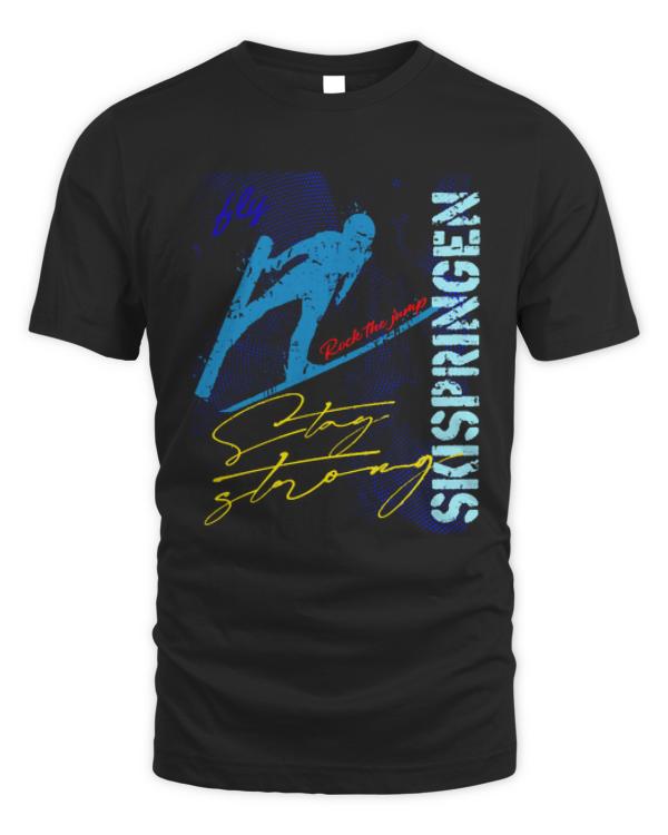 Ski Jumping T-ShirtSki Jumping Ski Jumper Winter Sports T-Shirt