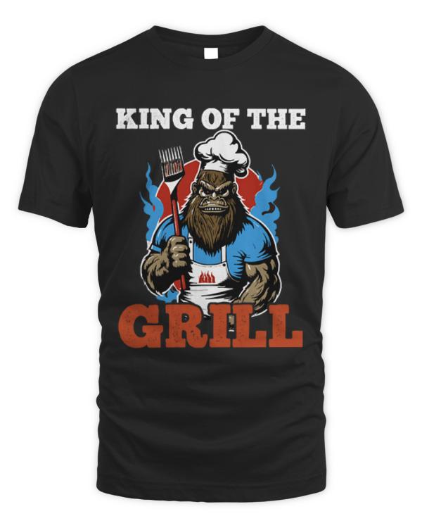 Grill T-ShirtGrill - Bigfoot King Of The Grill T-Shirt (1)