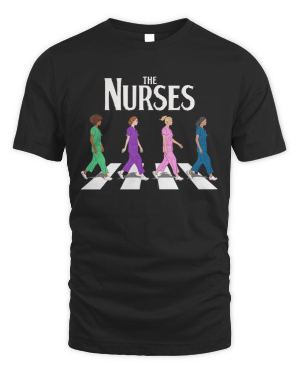 Nurse T-ShirtRetro Nurse Gifts Nurse Week Gifts Funny Nurse T-Shirt_by KsuAnn_ (1)