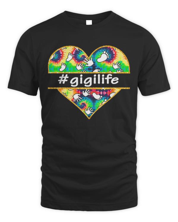 Gigi Life T- Shirt Hippie Heart Gigi Life T- Shirt