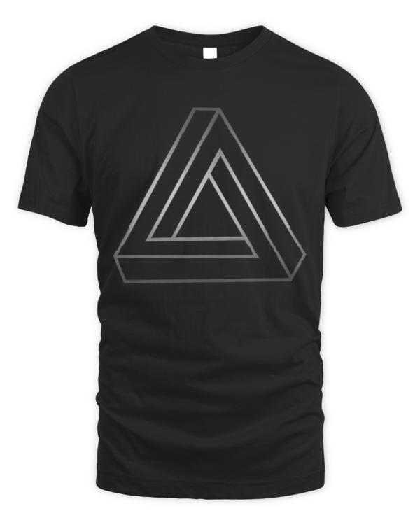 Optical Illusion T-ShirtGeometric Optical Illusion Triangle T-Shirt