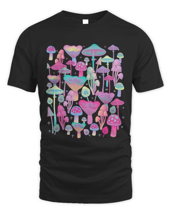 Mushrooms T- Shirt Magic Mushrooms T- Shirt