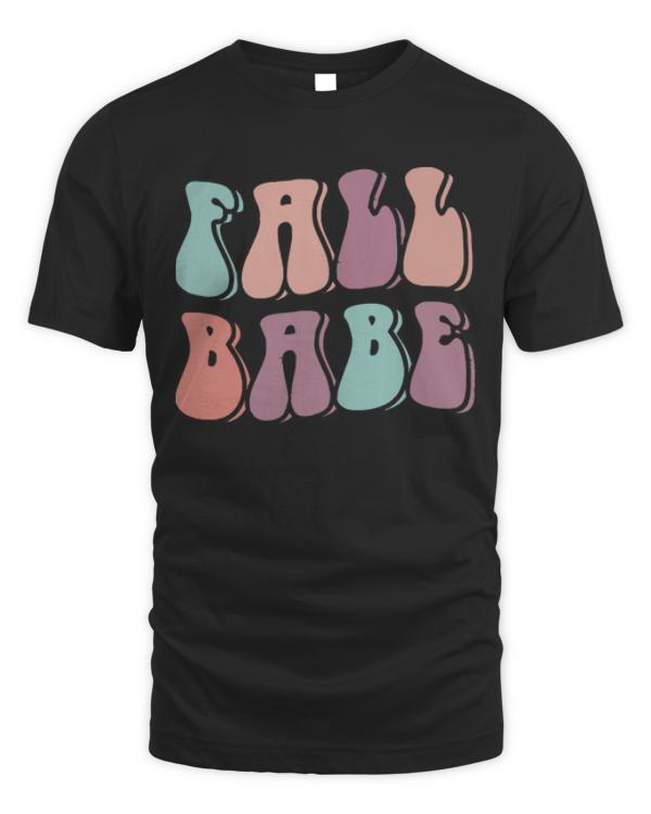 Fall Season T- Shirt Fall Babe T- Shirt
