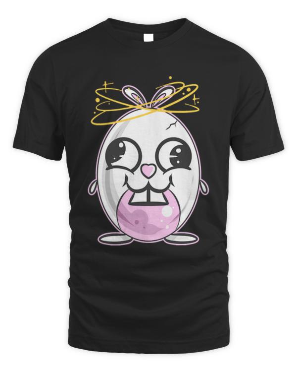 Easter T- Shirt A Confused Easter Bunny Easter Egg Easter T- Shirt