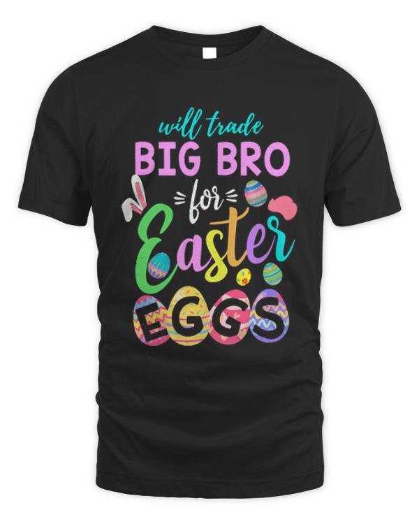 Easter T- Shirt Bro Trade Eggs Easter Day Easter Sunday T- Shirt