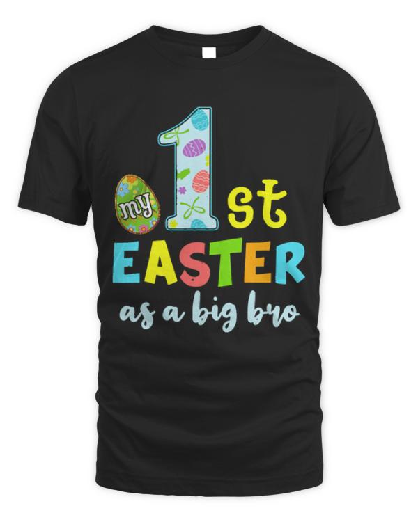 Easter T- Shirt Brother Baby Reveal Egg Easter Day Easter Sunday T- Shirt