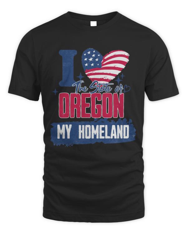 Oregon T-ShirtOregon my homeland T-Shirt