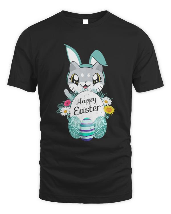 Easter Cat T- Shirt Easter Cat T- Shirt
